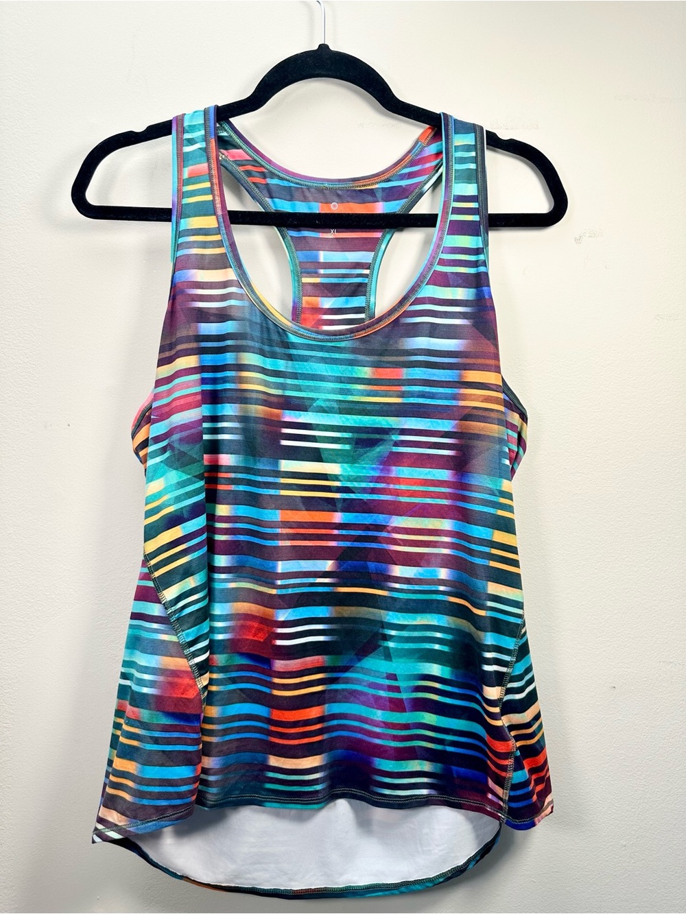 Athleta Laser Beam Chi Tank, Multi Color, XL - Picture 2 of 12